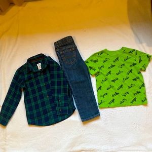 Boys 3 pieces bundle used good condition.  #9